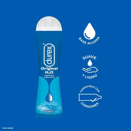 DUREX – LUBRICANTE DUREX PLAY NATURAL H2O 50 ML - intimamenities.com