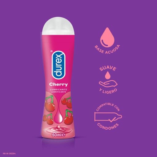DUREX – LUBRICANTE PLAY CEREZA 50ML - intimamenities.com