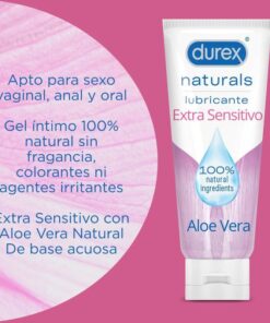 DUREX – NATURALS LUBRICANTE EXTRA SENSITIVO 100 ML - intimamenities.com