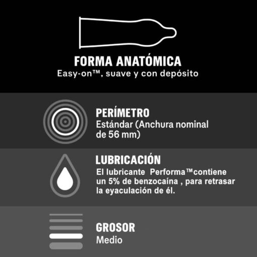 DUREX – PLACER PROLONGADO RETARDANTE 12 UNIDADES - intimamenities.com