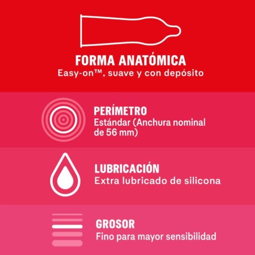 DUREX – SENSITIVO SUAVE 12 UNIDADES - intimamenities.com