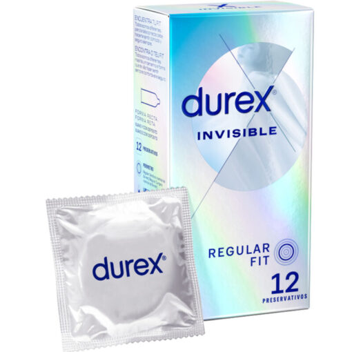 DUREX – INVISIBLE EXTRA FINO 12 UNIDADES - intimamenities.com