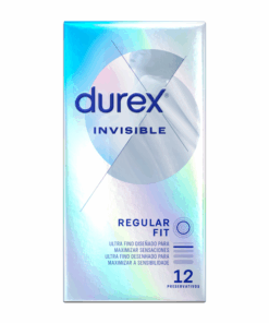 DUREX – INVISIBLE EXTRA FINO 12 UNIDADES - intimamenities.com