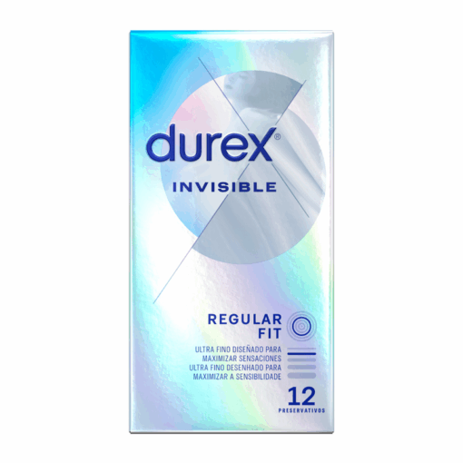 DUREX – INVISIBLE EXTRA FINO 12 UNIDADES - intimamenities.com