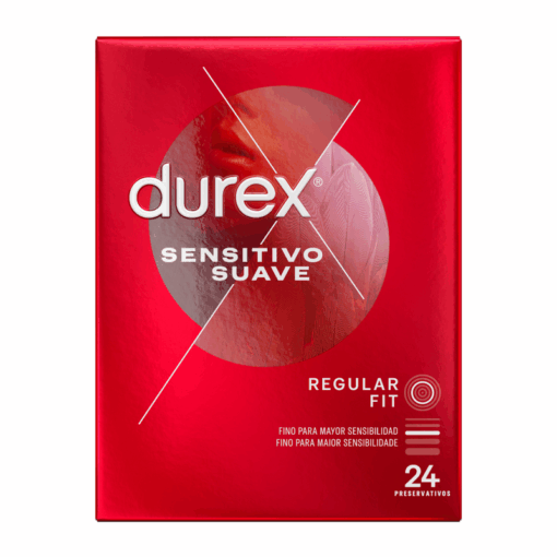 DUREX – SENSITIVO SUAVE 24 UNIDADES - intimamenities.com