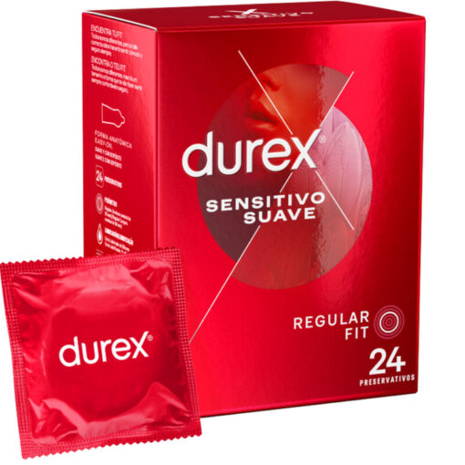 DUREX – SENSITIVO SUAVE 24 UNIDADES - intimamenities.com