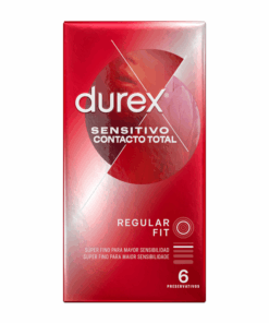 DUREX – SENSITIVO CONTACTO TOTAL 6 UNIDADES - intimamenities.com