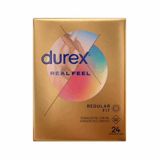 DUREX – REAL FEEL 24 UNIDADES - intimamenities.com