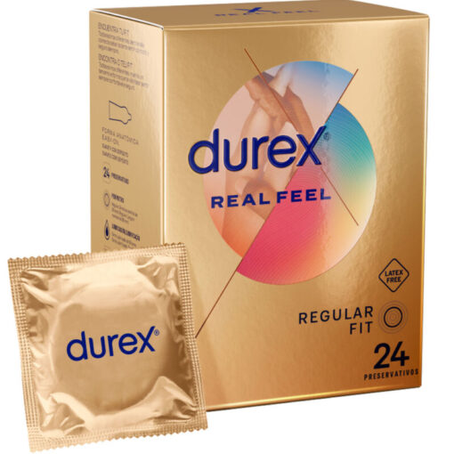 DUREX – REAL FEEL 24 UNIDADES - intimamenities.com