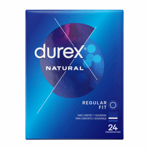 DUREX – NATURAL PLUS 24 UNIDADES - intimamenities.com