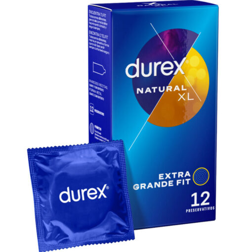 DUREX – NATURAL XL 12 UNIDADES - intimamenities.com