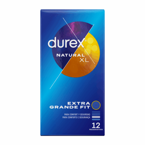 DUREX – NATURAL XL 12 UNIDADES - intimamenities.com