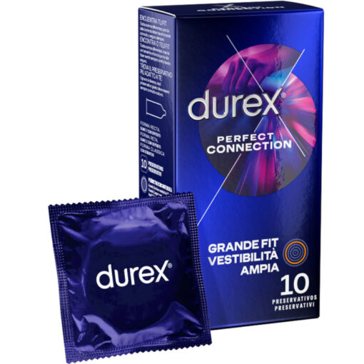 DUREX – PERFECT CONNECTION EXTRA LUBRICACION SILICONA 10 UNIDADES - intimamenities.com