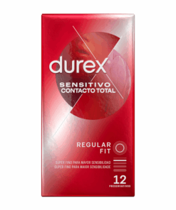 DUREX – SENSITIVO CONTACTO TOTAL 12 UNIDADES - intimamenities.com