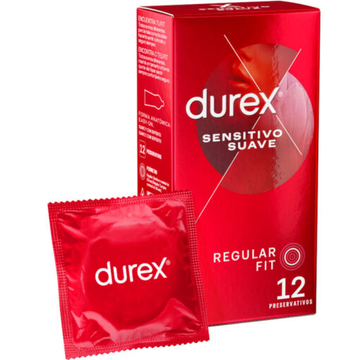 DUREX – SENSITIVO SUAVE 12 UNIDADES - intimamenities.com