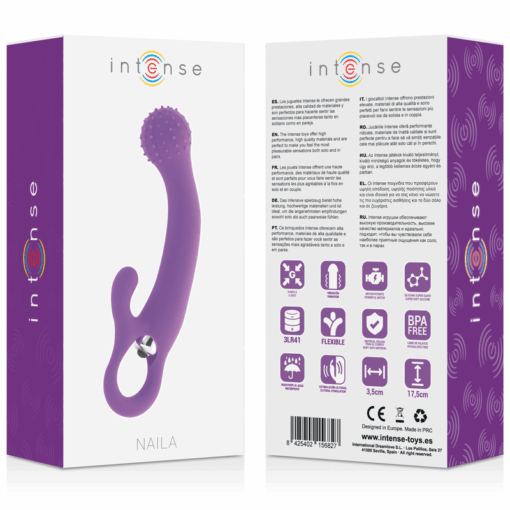 INTENSE – NAILA VIBRATING SILICONE LILA - intimamenities.com
