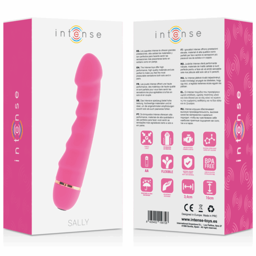 INTENSE – SALLY 20 SPEEDS SILICONE ROSA - intimamenities.com