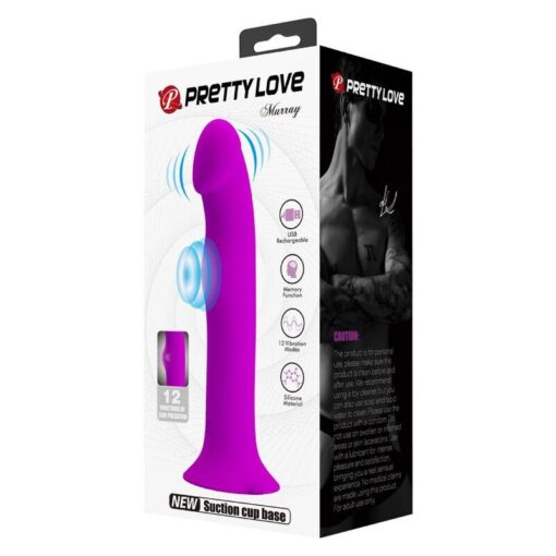 PRETTY LOVE – MURRAY VIBRADOR Y ESTIMULADOR PUNTO G MORADO - intimamenities.com