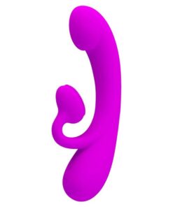 PRETTY LOVE – SINCERE VIBRADOR Y ONDAS ESTIMULADORAS DE CLÍTORIS SILICONA MORADO - intimamenities.com