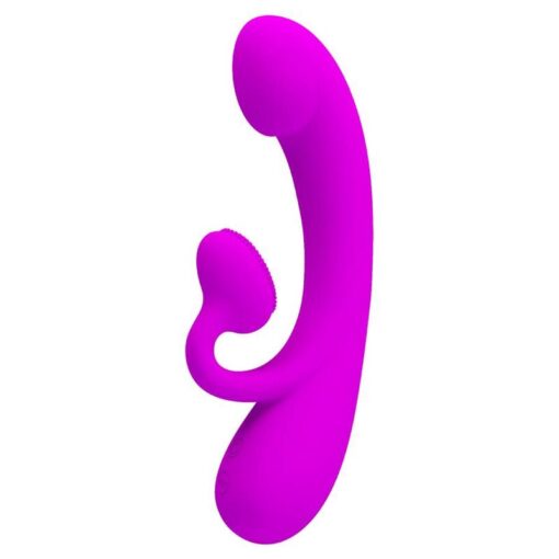 PRETTY LOVE – SINCERE VIBRADOR Y ONDAS ESTIMULADORAS DE CLÍTORIS SILICONA MORADO - intimamenities.com