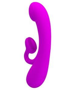 PRETTY LOVE – SINCERE VIBRADOR Y ONDAS ESTIMULADORAS DE CLÍTORIS SILICONA MORADO - intimamenities.com