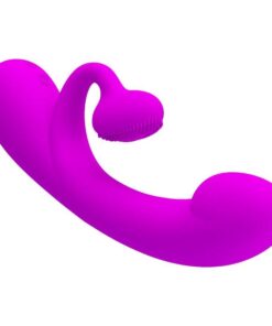 PRETTY LOVE – SINCERE VIBRADOR Y ONDAS ESTIMULADORAS DE CLÍTORIS SILICONA MORADO - intimamenities.com
