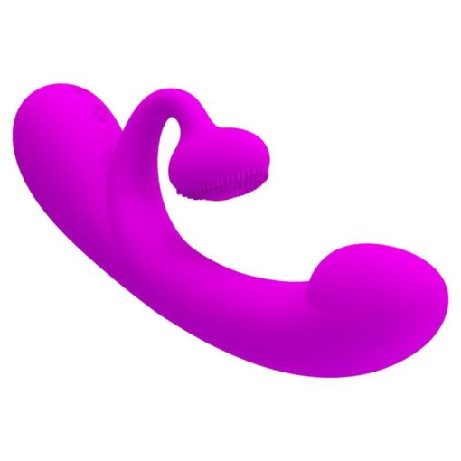 PRETTY LOVE – SINCERE VIBRADOR Y ONDAS ESTIMULADORAS DE CLÍTORIS SILICONA MORADO - intimamenities.com