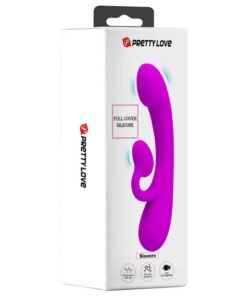PRETTY LOVE – SINCERE VIBRADOR Y ONDAS ESTIMULADORAS DE CLÍTORIS SILICONA MORADO - intimamenities.com