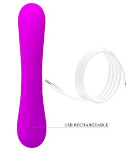 PRETTY LOVE – SINCERE VIBRADOR Y ONDAS ESTIMULADORAS DE CLÍTORIS SILICONA MORADO - intimamenities.com