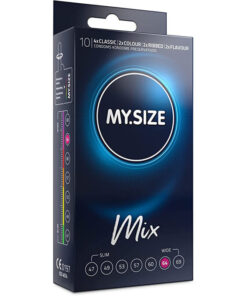 MY SIZE – MIX PRESERVATIVOS 64 MM 10 UNIDADES - intimamenities.com