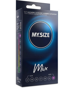 MY SIZE – MIX PRESERVATIVOS 69 MM 10 UNIDADES - intimamenities.com