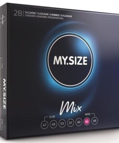 MY SIZE – MIX PRESERVATIVOS 64 MM 28 UNIDADES - intimamenities.com