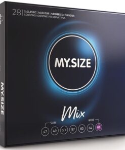 MY SIZE – MIX PRESERVATIVOS 69 MM 28 UNIDADES - intimamenities.com
