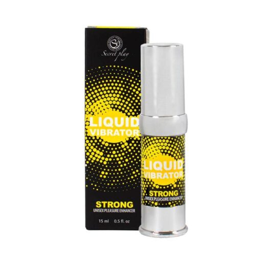 SECRETPLAY – VIBRADOR LÍQUIDO ESTIMULADOR UNISEX STRONG  15 ML - intimamenities.com