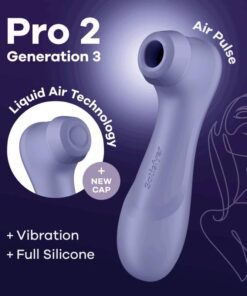 SATISFYER – PRO 2 GENERACIÓN 3 LIQUID AIR TECHNOLOGY LILA - intimamenities.com