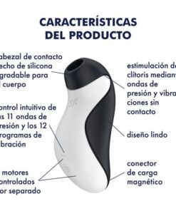 SATISFYER – ORCA AIR PULSE STIMULATOR + VIBRATION - intimamenities.com