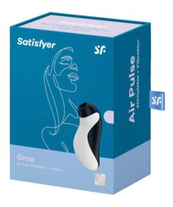 SATISFYER – ORCA AIR PULSE STIMULATOR + VIBRATION - intimamenities.com