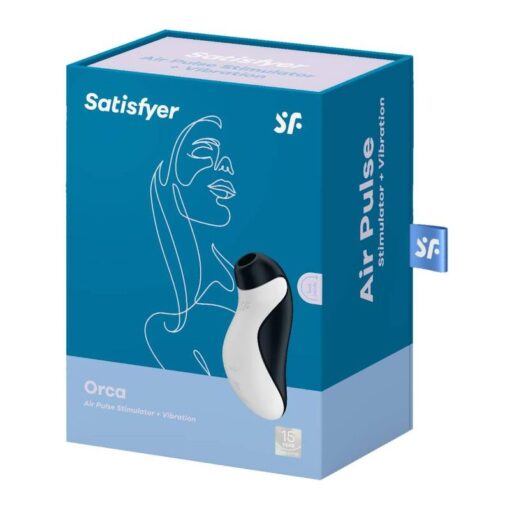 SATISFYER – ORCA AIR PULSE STIMULATOR + VIBRATION - intimamenities.com