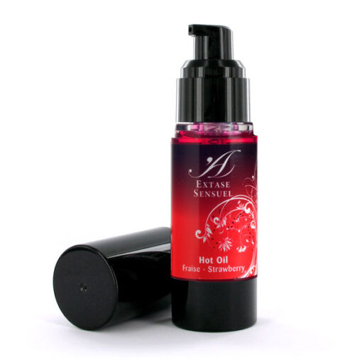 EXTASE SENSUAL – ACEITE ESTIMULANTE CALOR FRESA 30 ML - intimamenities.com