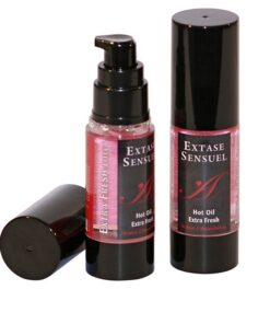 EXTASE SENSUAL – ACEITE MASAJE EFECTO EXTRA FRESH FRESA 30 ML - intimamenities.com