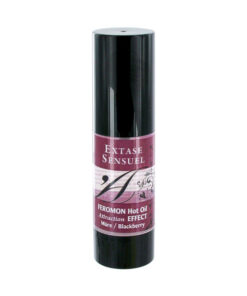 EXTASE SENSUAL – ACEITE MASAJE EFECTO CALOR CON FEROMONAS MORA 30 ML - intimamenities.com