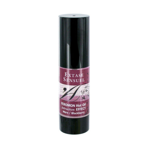 EXTASE SENSUAL – ACEITE MASAJE EFECTO CALOR CON FEROMONAS MORA 30 ML - intimamenities.com