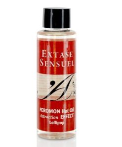 EXTASE SENSUAL – ACEITE MASAJE EFECTO CALOR CON FEROMONAS PIRULET 100 ML - intimamenities.com