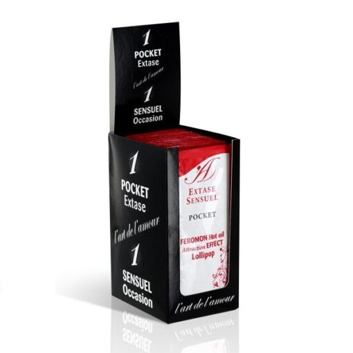EXTASE SENSUAL – ACEITE MASAJE EFECTO CALOR FEROMONAS PIRULETA 10 ML - intimamenities.com