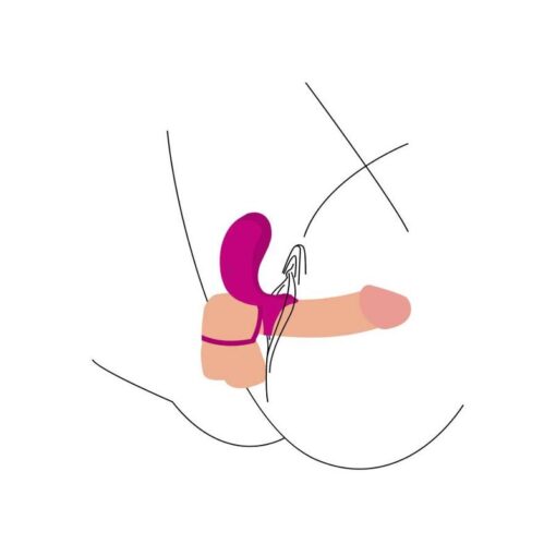 XOCOON – ANILLO VIBRADOR PARA PAREJAS FUCSIA - intimamenities.com