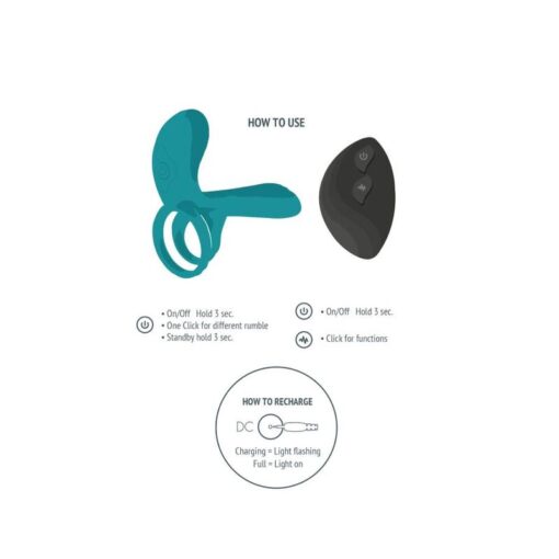 XOCOON – ANILLO VIBRADOR PARA PAREJAS VERDE - intimamenities.com