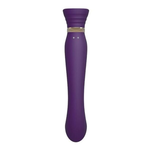 ZALO – QUEEN G-SPOT PULS WAVE VIBE MORADO - intimamenities.com