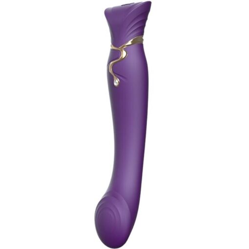 ZALO – QUEEN G-SPOT PULS WAVE VIBE MORADO - intimamenities.com