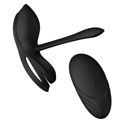 ZALO – BAYEK ANILLO VIBRADOR CONTROL REMOTO PAREJAS NEGRO - intimamenities.com