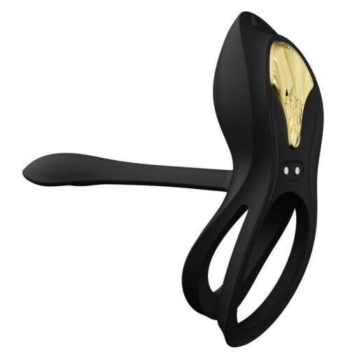 ZALO – BAYEK ANILLO VIBRADOR CONTROL REMOTO PAREJAS NEGRO - intimamenities.com